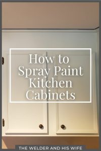 how to paint kitchen cabinets with a sprayer