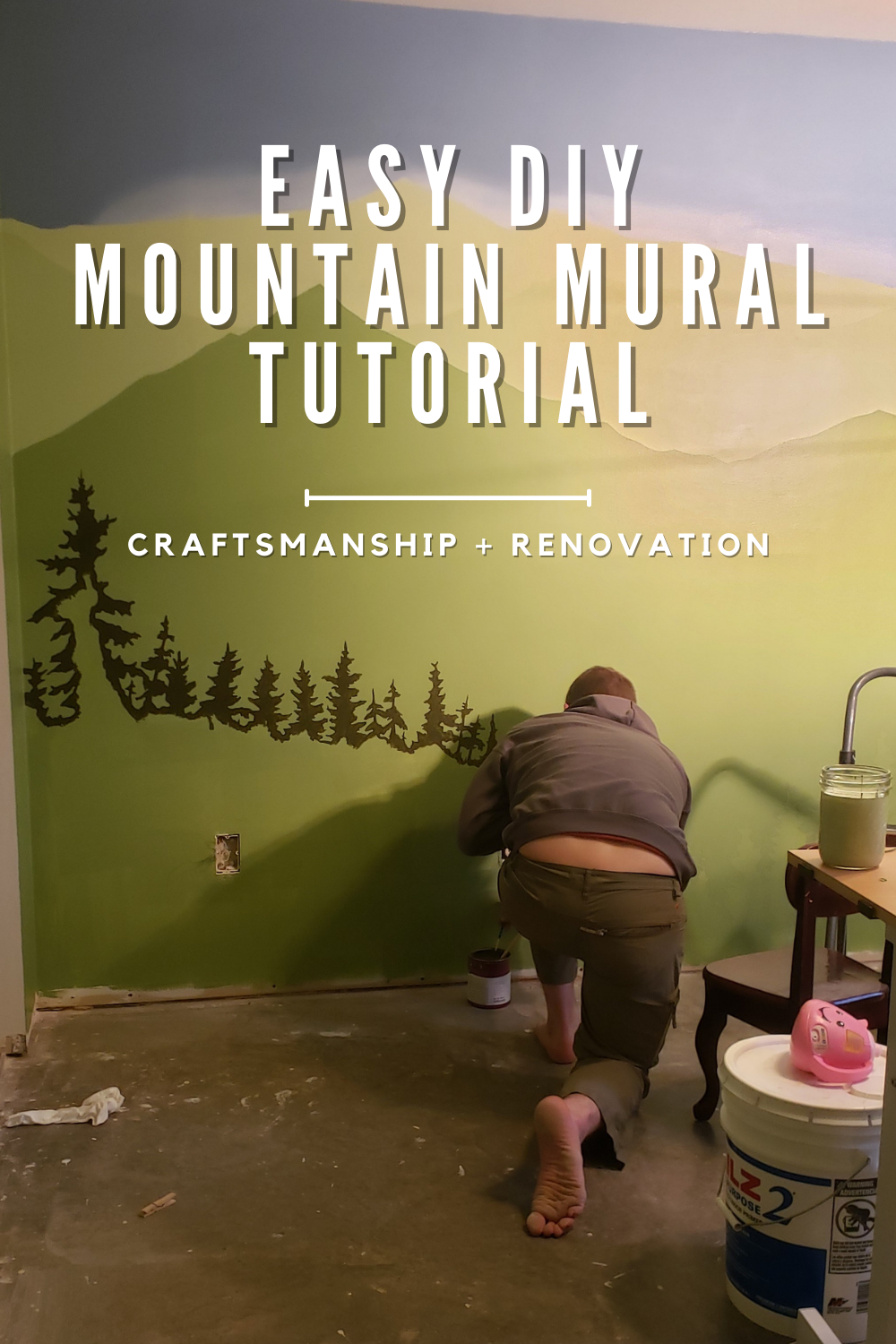 Mural Tutorial Mountain Mural Tutorial - The Welder and His Wife