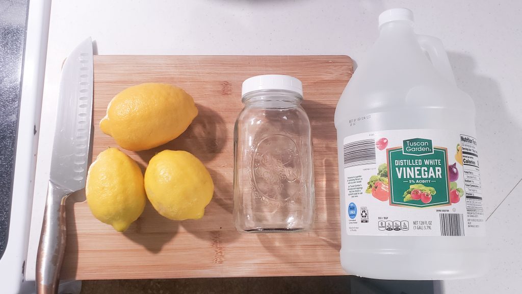 lemon as a chemical free cleaner