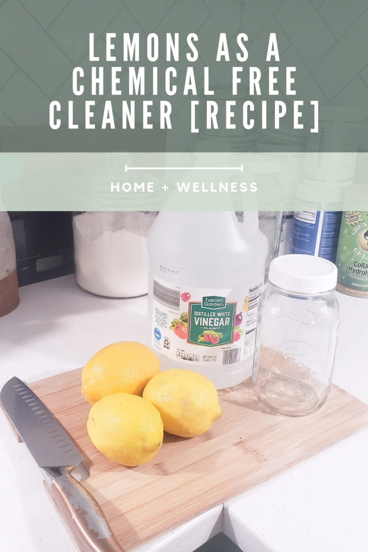 Lemon Vinegar Cleaning Solution