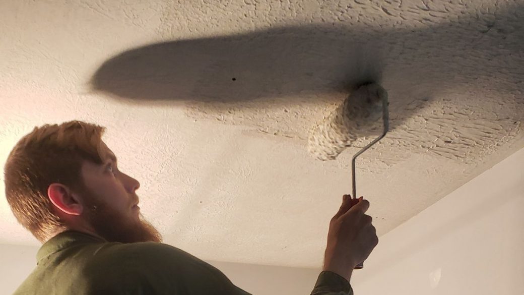 Skim Coating a Ceiling