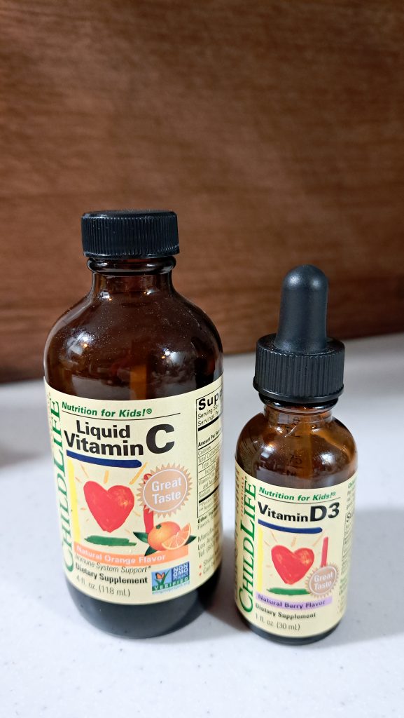 children's vitamin supplements c and d3