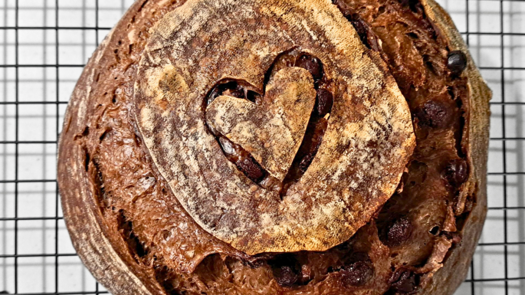 Double Chocolate Espresso Sourdough Bread
