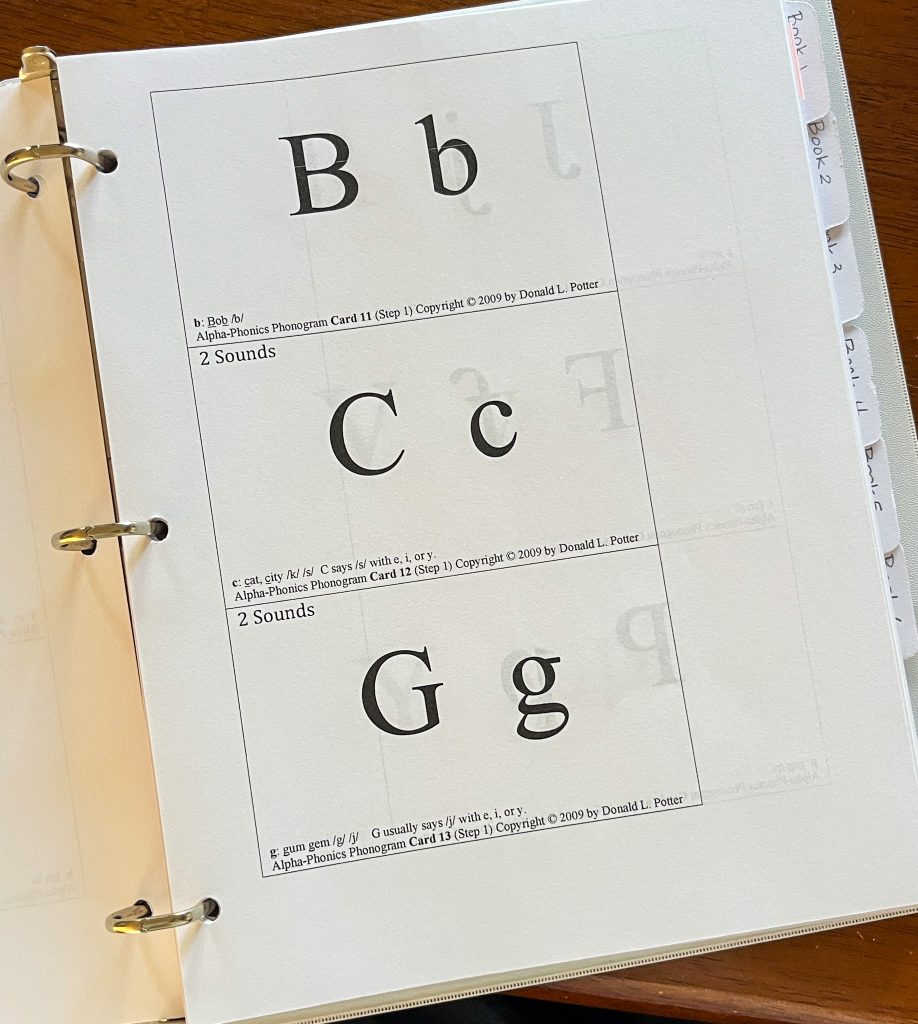 alpha phonics flashcard decks